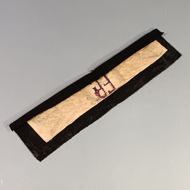 PAIRE DE PATTES DE COL DU COPRS PREFETORAL PREFET CHENE ET LAURIER BRODE EN CANNETILLE ARGENT NEUVES DE STOCK