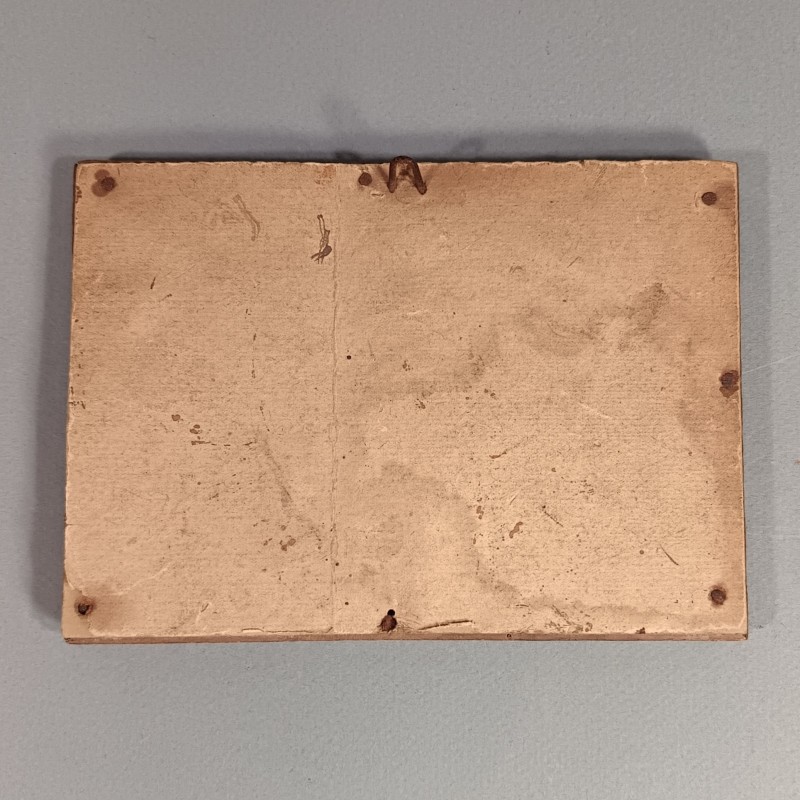 PETIT CADRE SOUVENIR DE VERDUN AVEC LA MEDAILLE PAR VERNIER ET LE PROSPECTUS QUI SE TROUVAIT DANS LA BOITE MODELE HORIZONTAL