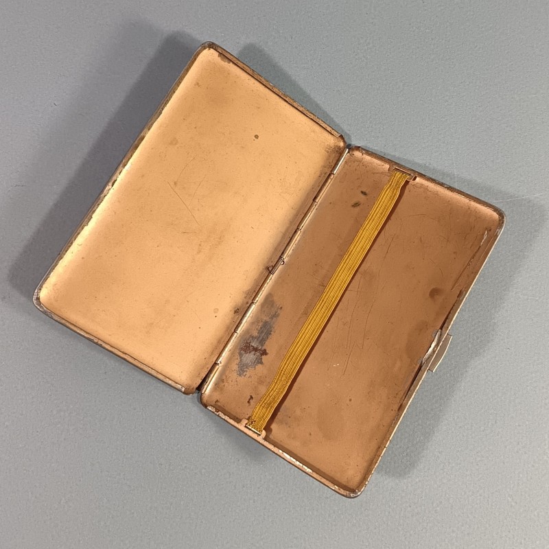 ETUI OU PORTE CIGARETTES ANGLAIS AVEC BLASON DE LONDRE LONDON ET CARTE DE L'ANGLETERRE GREAT BRITAIN