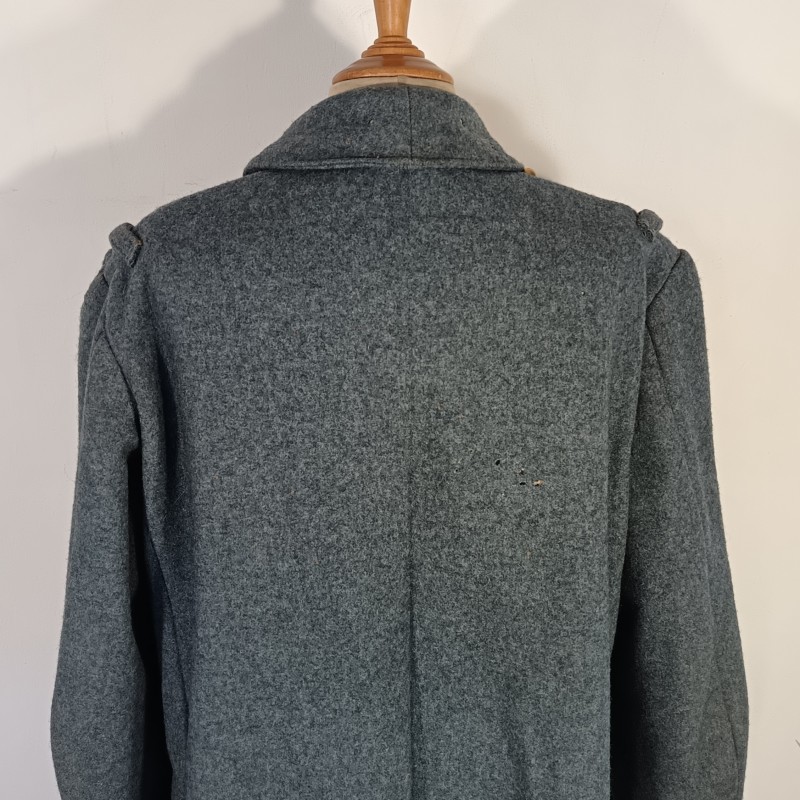VESTE PALTOT BLEU HORIZON TROUPE DU 184 ème REGIMENT D'ARTILLERIE CAPOTE RETAILLEE DOUBLURE DATEE 1921