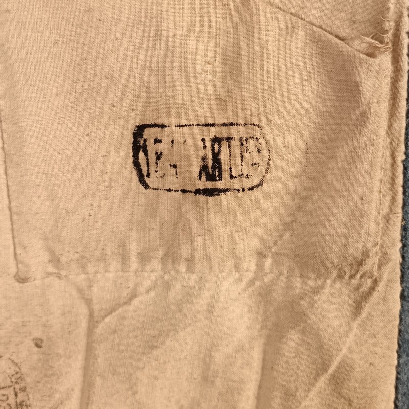 VESTE PALTOT BLEU HORIZON TROUPE DU 184 ème REGIMENT D'ARTILLERIE CAPOTE RETAILLEE DOUBLURE DATEE 1921