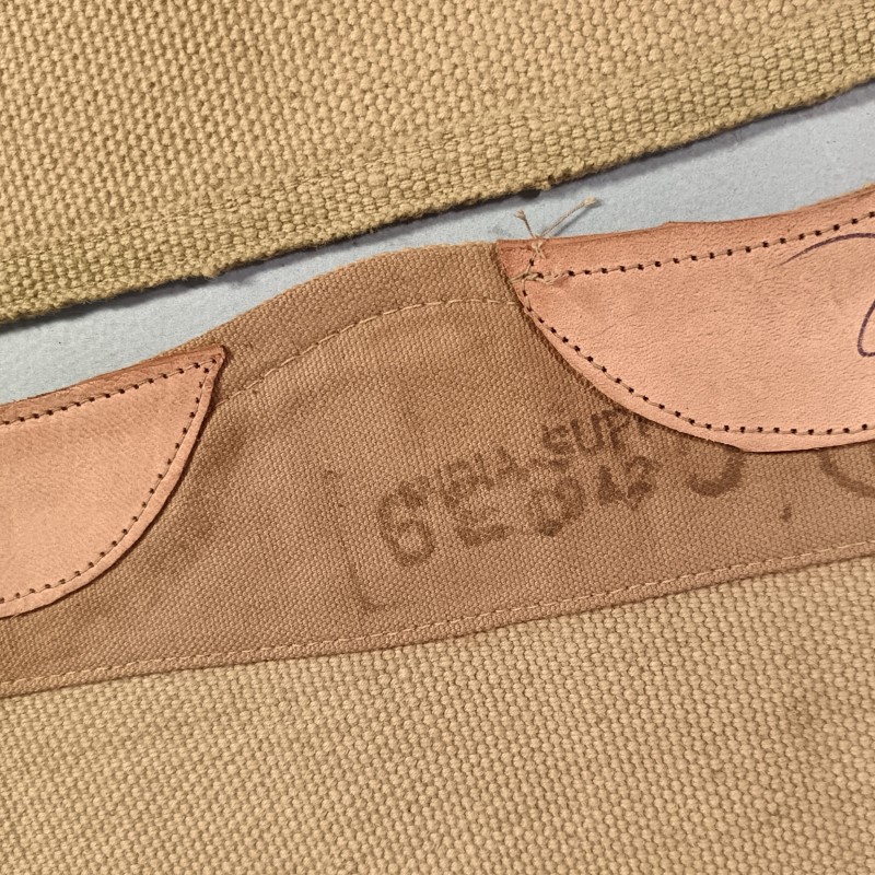 PAIRE DE GUETRES EN WEB ANGLAISES OU CANADIENNES FABRICATION INDIA SUPPLY 1941-42 TAILLE 3