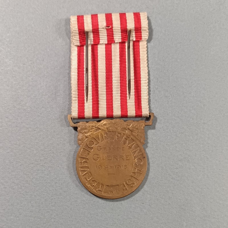 FRANCE MEDAILLE COMMEMORATIVE DE LA GRANDE GUERRE 1914-1918 ANCIENS COMBATTANTS