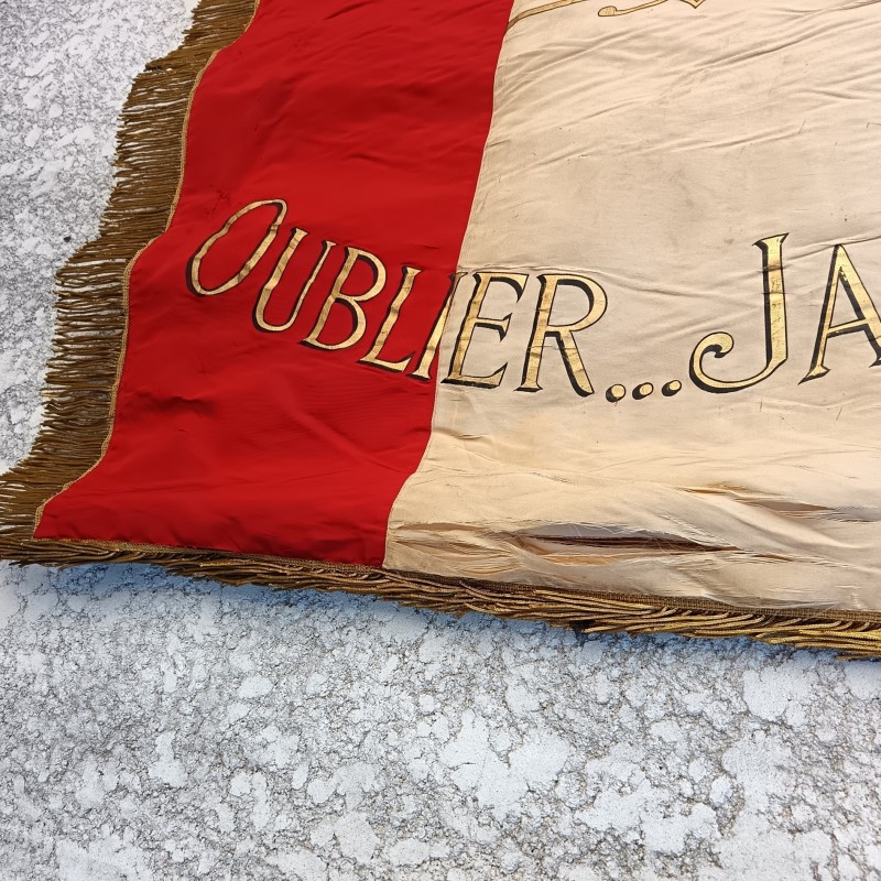 DRAPEAU DES VETERANS DES ARMEES DE TERRE ET DE MER 1870-1871 ST NAZAIRE DE VALENTANE MONGAUDON