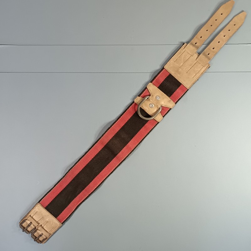 CEINTURE DE FEU OU DE FORCE POUR SAPEURS POMPIERS MODELE ANCIEN A PARTIR DE LA TROISIEME REPUBLIQUE