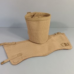 PAIRE DE GUETRES EN WEB ANGLAISES OU CANADIENNES FABRICATION DATEE 1941 TAILLE 3