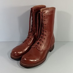 BOTTES DE SAUT PARA BOOTS US MODELE 1948 COREE INDOCHINE VIETNAM FABRICATION D'EPOQUE