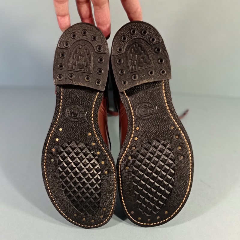 BOTTES DE SAUT PARA BOOTS US MODELE 1948 COREE INDOCHINE VIETNAM FABRICATION D'EPOQUE
