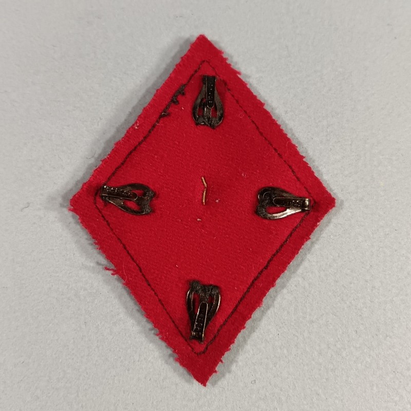 INSIGNES TISSU LOSANGE OFFICIER DU 3 ème SPAHIS CHIFFRE METALIQUE