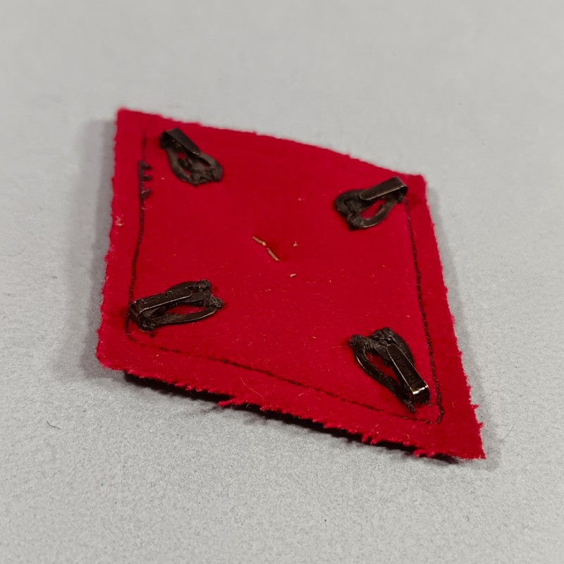 INSIGNES TISSU LOSANGE OFFICIER DU 3 ème SPAHIS CHIFFRE METALIQUE