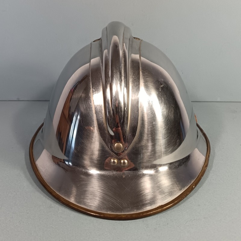 CASQUE DES SAPEURS POMPIERS DE L'USINE OU SOCIETE ACDS SAPEUR-POMPIER MODELE 1933 TAILLE 54