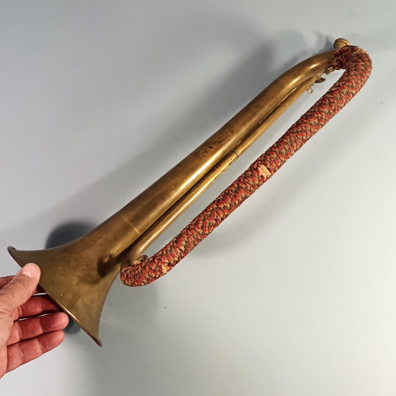 CLAIRON DE TRADITION FANFARE MUSICIENS ARMEE FRANCAISE A. LECOMTE & Cie PARIS MEDAILLE 1867 ET 1878 DATES 1912