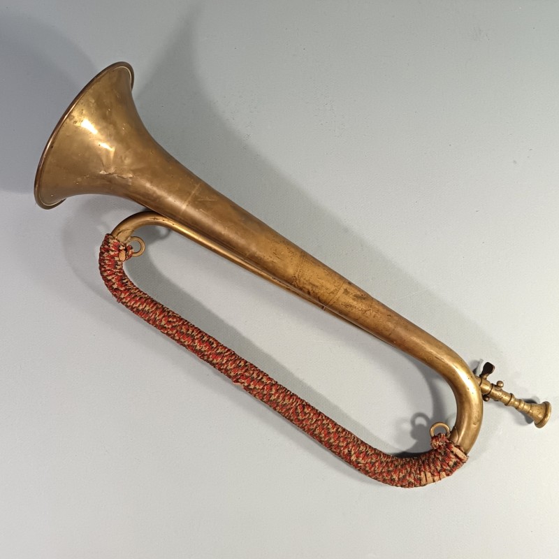 CLAIRON DE TRADITION FANFARE MUSICIENS ARMEE FRANCAISE A. LECOMTE & Cie PARIS MEDAILLE 1867 ET 1878 DATES 1912