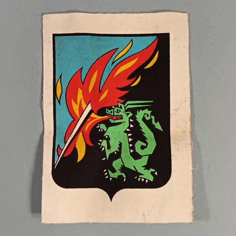 INSIGNE TISSU DES SAPEURS POMPIER DU DEPARTEMENT DE L'ALLIER 03 MODELE IMPRIME