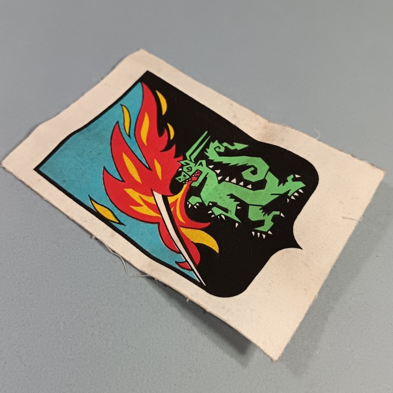 INSIGNE TISSU DES SAPEURS POMPIER DU DEPARTEMENT DE L'ALLIER 03 MODELE IMPRIME
