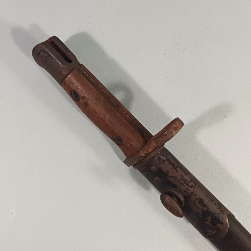 BAIONNETTE US REMINGTON MODELE 1913 DATEE 1916 CURIOSITE PLAQUETTES BOIS NON RAINUREES