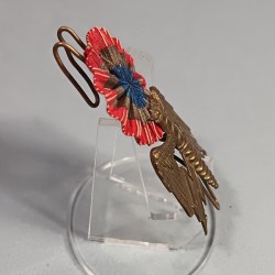 ATTRIBUT OU INSIGNE DE KEPI D'OFFICIERS ET ADJUDANTS MODELE 1886 OFFICIER D'ETAT MAJOR