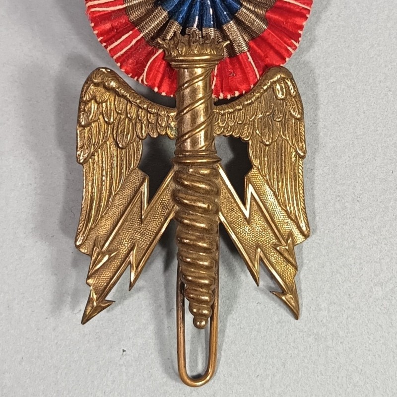 ATTRIBUT OU INSIGNE DE KEPI D'OFFICIERS ET ADJUDANTS MODELE 1886 OFFICIER D'ETAT MAJOR