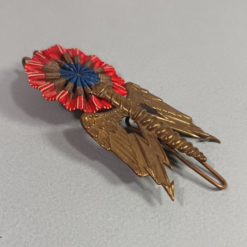 ATTRIBUT OU INSIGNE DE KEPI D'OFFICIERS ET ADJUDANTS MODELE 1886 OFFICIER D'ETAT MAJOR