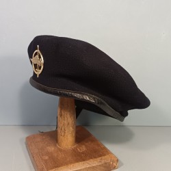BERET NOIR DES COMMANDOS PARACHUTISTES DE L'AIR FABRICATION PEDARRE & CIE TAILLE 56