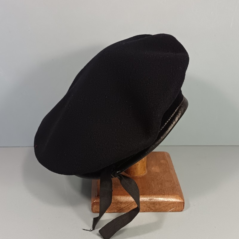 BERET NOIR DES COMMANDOS PARACHUTISTES DE L'AIR FABRICATION PEDARRE & CIE TAILLE 56
