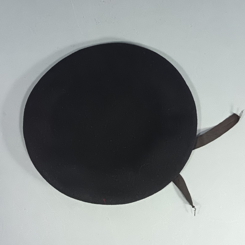 BERET NOIR DES COMMANDOS PARACHUTISTES DE L'AIR FABRICATION PEDARRE & CIE TAILLE 56