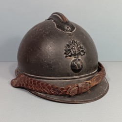CASQUE ADRIAN MODELE 1915 INFANTERIE CAVALERIE LEGION GUERRE 1914-1918 OFFICIER