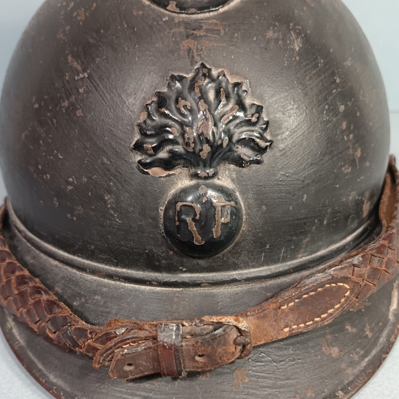 CASQUE ADRIAN MODELE 1915 INFANTERIE CAVALERIE LEGION GUERRE 1914-1918 OFFICIER