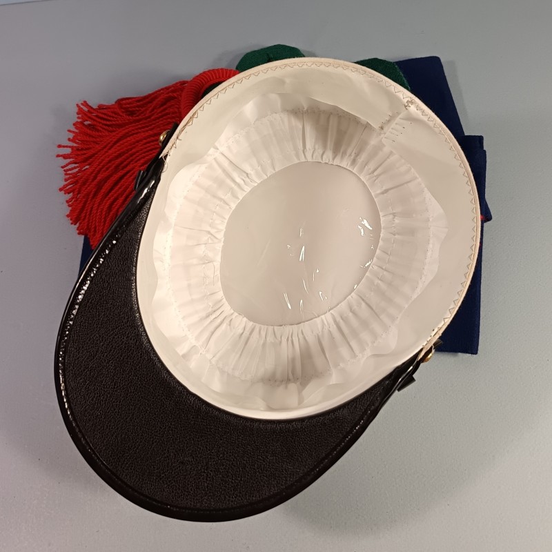 ENSEMBLE LEGIONNAIRE KEPI BLANC EPAULETTES ROUGES ET VERTES CEINTURE BLEUE LEGION ETRANGERE PARA GENIE INFANTERIE