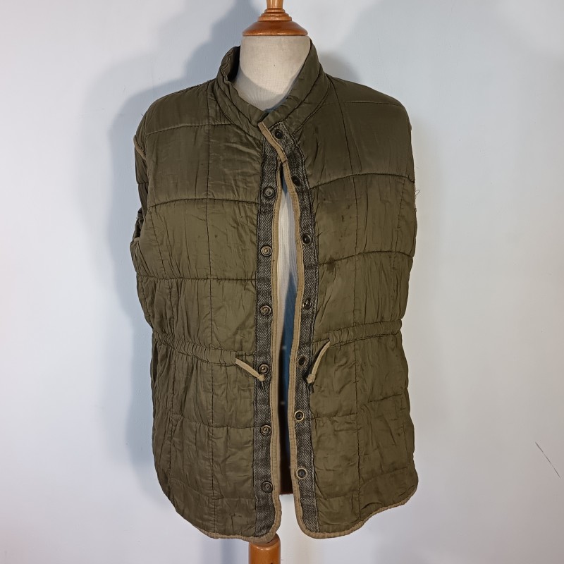 ARMEE FRANCAISE GUERRE D'ALGERIE VESTE TTA MATELASSEE DU 1 er TYPE COUTURES VERTICALES TAILLE 2