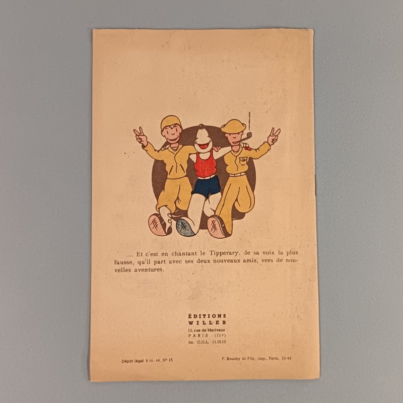 PETITE BANDE DESSINEE OSCAR FETE LES ALLIES TEXTES ET DESSINS PAR JACQUES FAIZANT DATE 1944