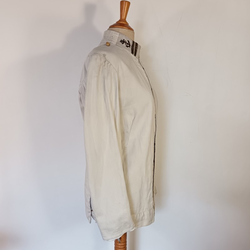VESTE D'UNIFORME OU DE TENUE BLANCHE MODELE 1893 MARINE OU INFANTERIE COLONIALE LEGION ETRANGERE TONKIN CHINE