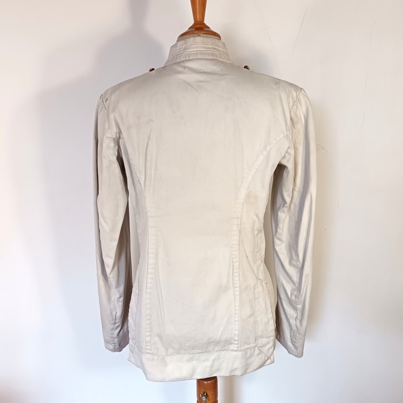 VESTE D'UNIFORME OU DE TENUE BLANCHE MODELE 1893 MARINE OU INFANTERIE COLONIALE LEGION ETRANGERE TONKIN CHINE