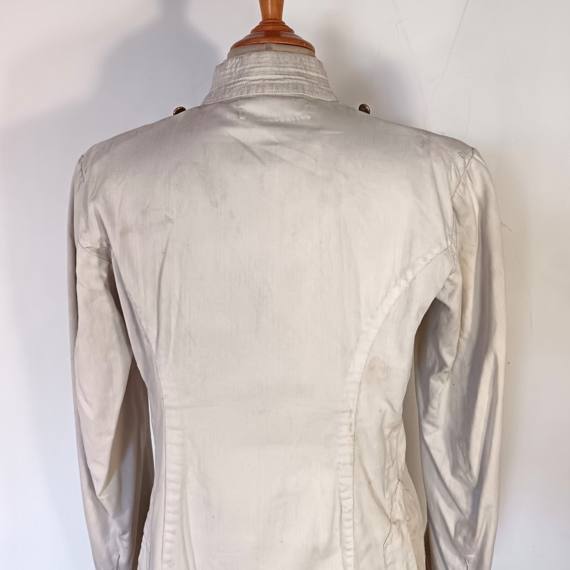 VESTE D'UNIFORME OU DE TENUE BLANCHE MODELE 1893 MARINE OU INFANTERIE COLONIALE LEGION ETRANGERE TONKIN CHINE