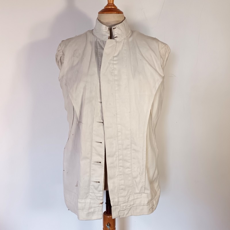 VESTE D'UNIFORME OU DE TENUE BLANCHE MODELE 1893 MARINE OU INFANTERIE COLONIALE LEGION ETRANGERE TONKIN CHINE