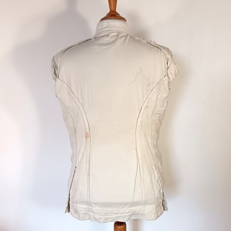 VESTE D'UNIFORME OU DE TENUE BLANCHE MODELE 1893 MARINE OU INFANTERIE COLONIALE LEGION ETRANGERE TONKIN CHINE