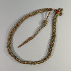 FOURRAGERE REGLEMENTAIRE DE LA CROIX DE GUERRE FERRET DORE FABRICATION ANCIENNE 1914-18 OU  1939-45