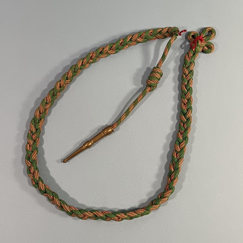 FOURRAGERE REGLEMENTAIRE DE LA CROIX DE GUERRE FERRET DORE FABRICATION ANCIENNE 1914-18 OU  1939-45