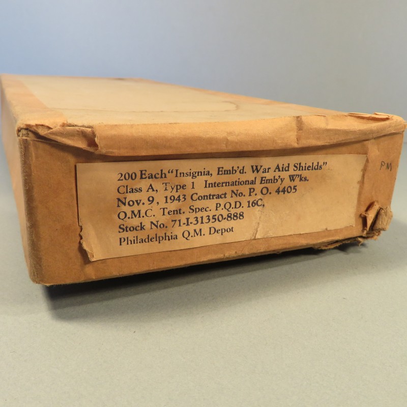 INSIGNE TISSU PACTH FRANCE ARMEE DE LIBERATION DEBARQUEMENT FABRICATION US MADE 1943