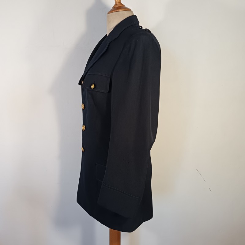 ENSEMBLE DE 2 VESTES D'UNIFORME AVIATION DU PILOTE POUGET ARMEE DE L'AIRE 1940 - 1950