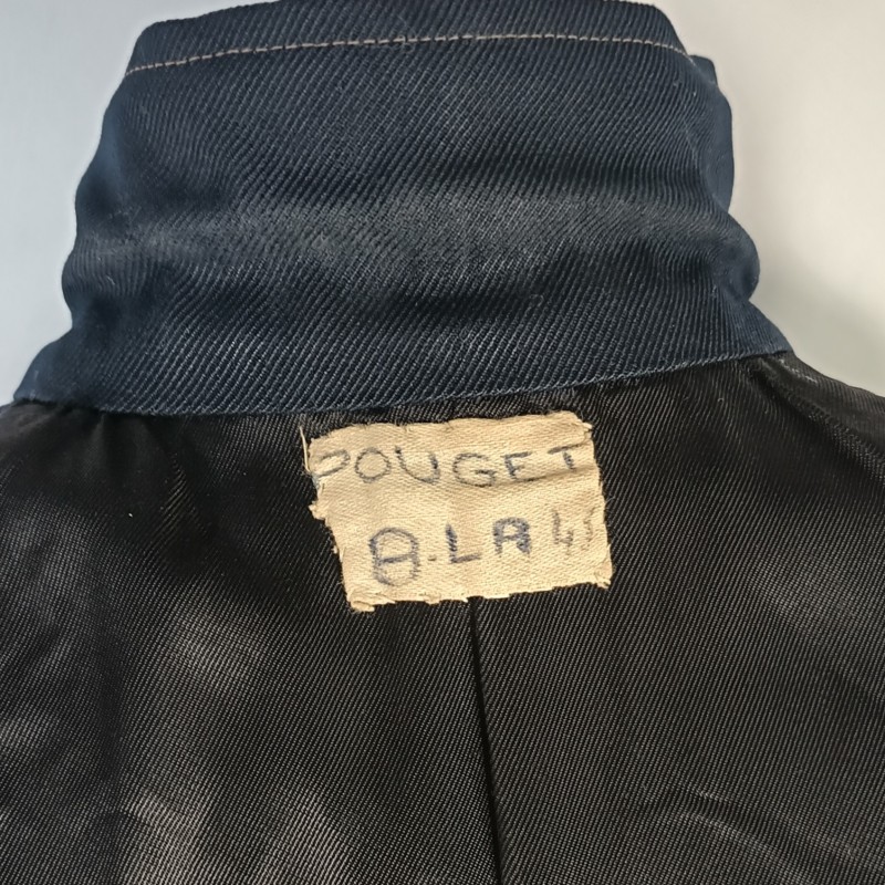 ENSEMBLE DE 2 VESTES D'UNIFORME AVIATION DU PILOTE POUGET ARMEE DE L'AIRE 1940 - 1950