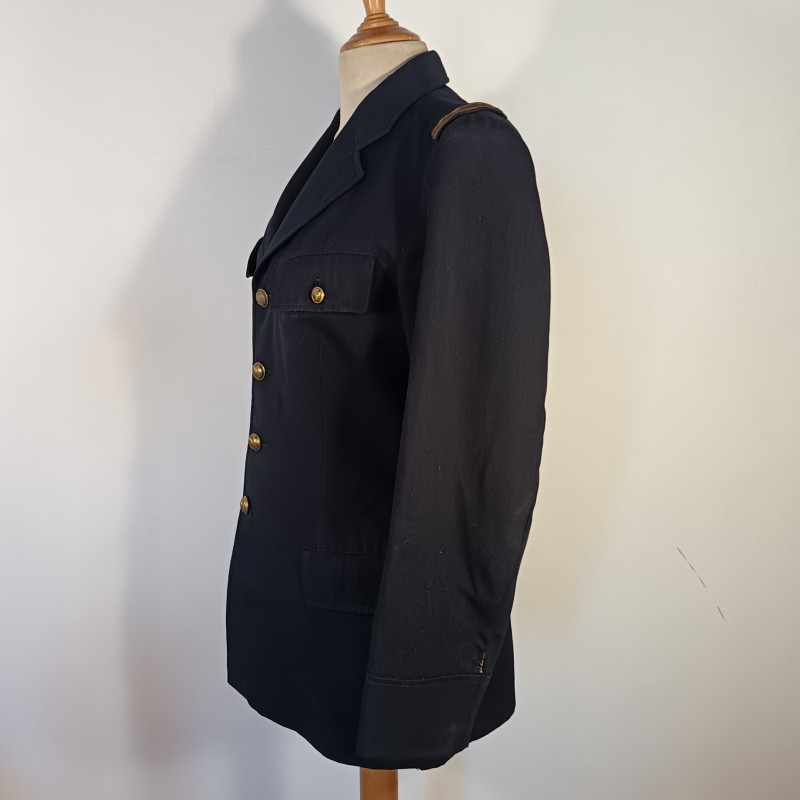ENSEMBLE DE 2 VESTES D'UNIFORME AVIATION DU PILOTE POUGET ARMEE DE L'AIRE 1940 - 1950