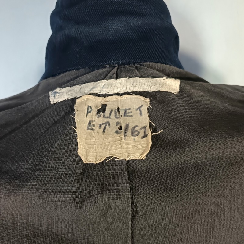 ENSEMBLE DE 2 VESTES D'UNIFORME AVIATION DU PILOTE POUGET ARMEE DE L'AIRE 1940 - 1950