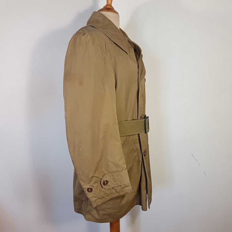 PARA VESTE MACKINAW MEDELE 1943 UTILISEE PAR UN OFFICIER AU 18 ème BPC BATAILLON PARACHUTISTE DE CHOC 1951