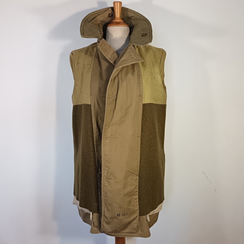 PARA VESTE MACKINAW MEDELE 1943 UTILISEE PAR UN OFFICIER AU 18 ème BPC BATAILLON PARACHUTISTE DE CHOC 1951