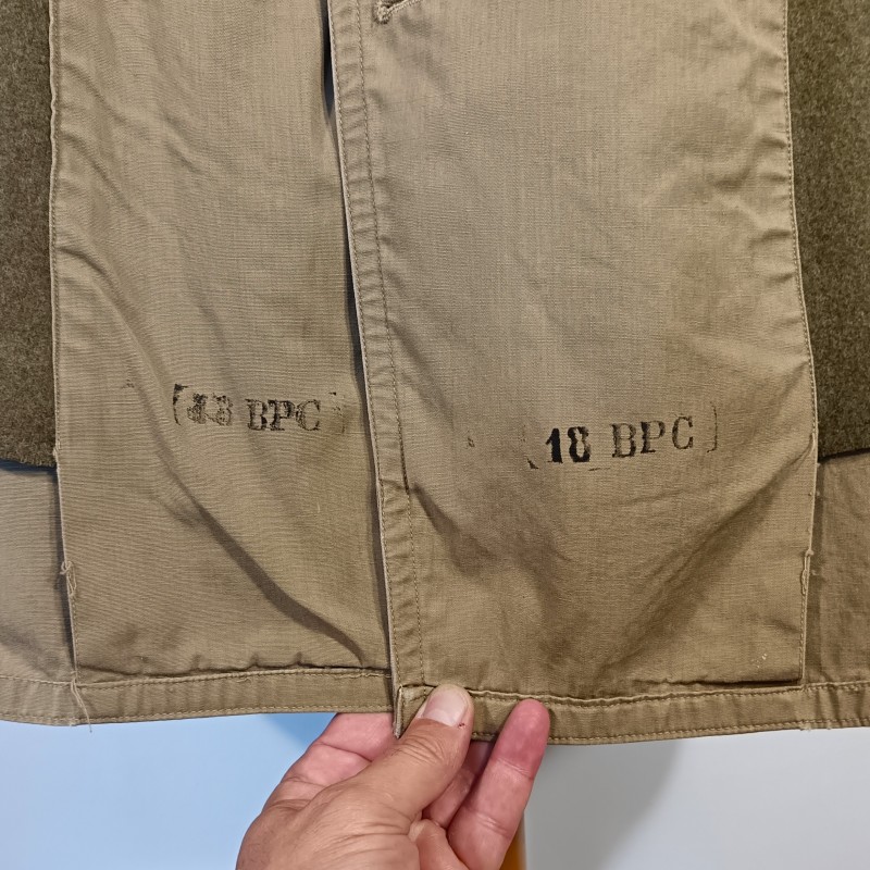 PARA VESTE MACKINAW MEDELE 1943 UTILISEE PAR UN OFFICIER AU 18 ème BPC BATAILLON PARACHUTISTE DE CHOC 1951