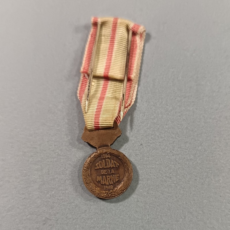 FRANCE REDUCTION DE LA MEDAILLE COMMEMORATIVE DES COMBATS DE LA MARNE GUERRES 1914-1918