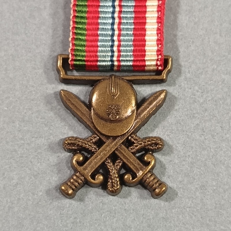 REDUCTION DE LA MEDAILLE DE LA RECONNAISSANCE DE LA NATION RUBAN 39-45 ET GUERRE D'ALGERIE
