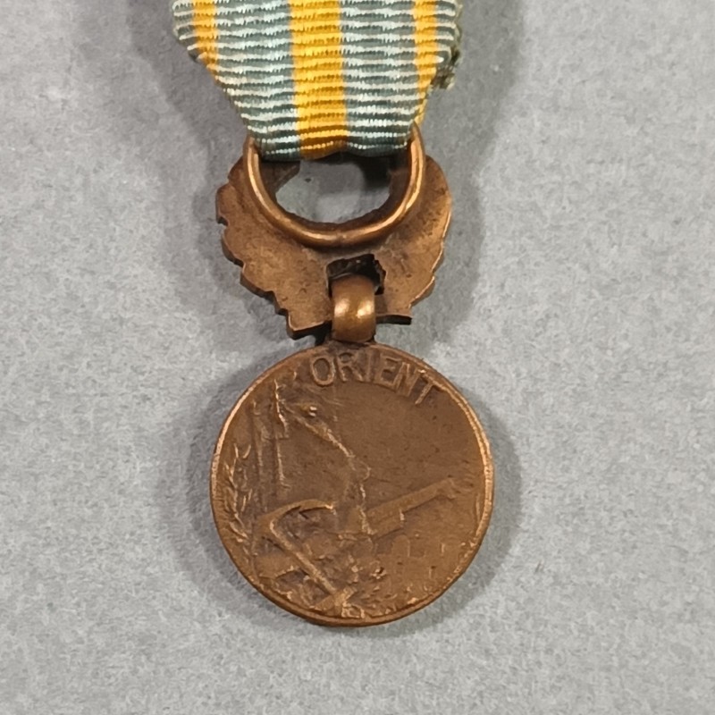 REDUCTION DE LA MEDAILLE COMMEMORATIVE D'ORIENT GUERRE 1914 1918