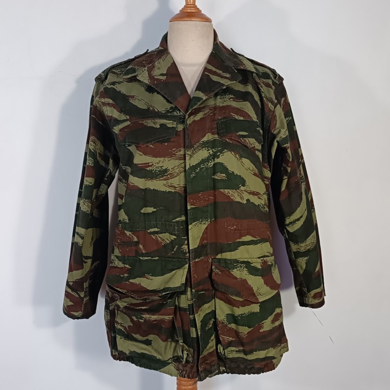 VESTE CAMOUFLEE MODELE 1947 TTA FABRICATION ANNEES 1970 LEGION TAP TROUPES DE MARINE